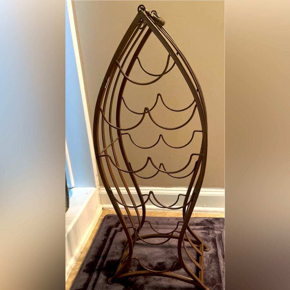 Rustic wine holder